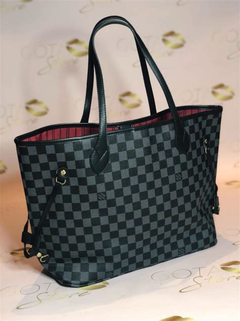 black and grey louis vuitton purse|black louis vuitton tote bag.